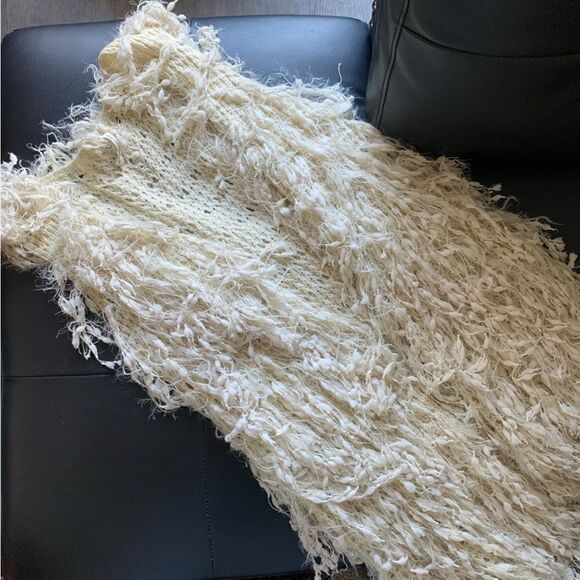 FAUX FUR SHAGGY CARDIGAN - Picture 4 of 10